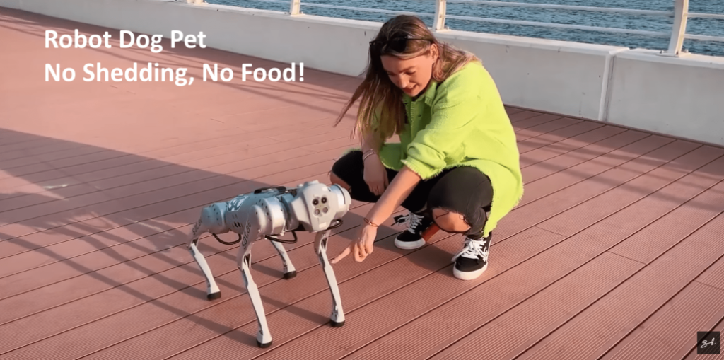 need a companion dog that doesnt shed or need food unitree robots has you covered